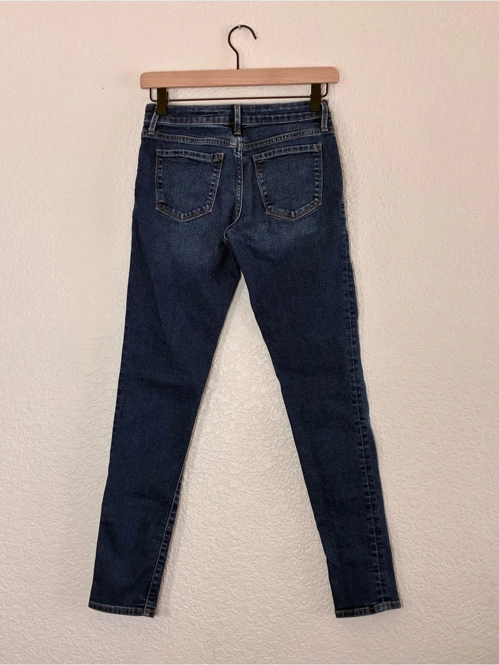 Gap | Like new girls super skinny cotton blend casual denim blue jeans size 14